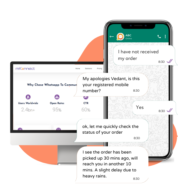 Best WhatsApp Business marketing platform - mKonnect